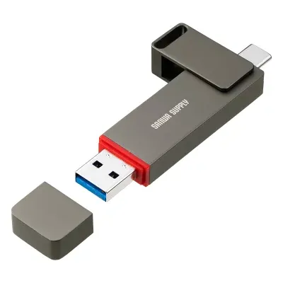 サンワダイレクト 600-USSC1TB・1TB・ガンメタリックの商品写真